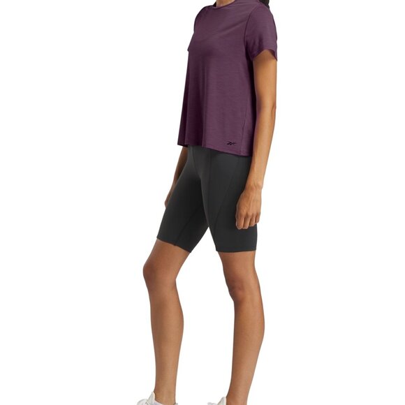 Reebok Women's Rbk-chill Athletic T-Shirt - Plum - Picture 2 of 3